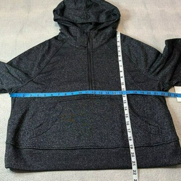 Lululemon Scuba Hoodie M/L NWT Black Silver Spark Sold Out Sweatshirt - Picture 2 of 5